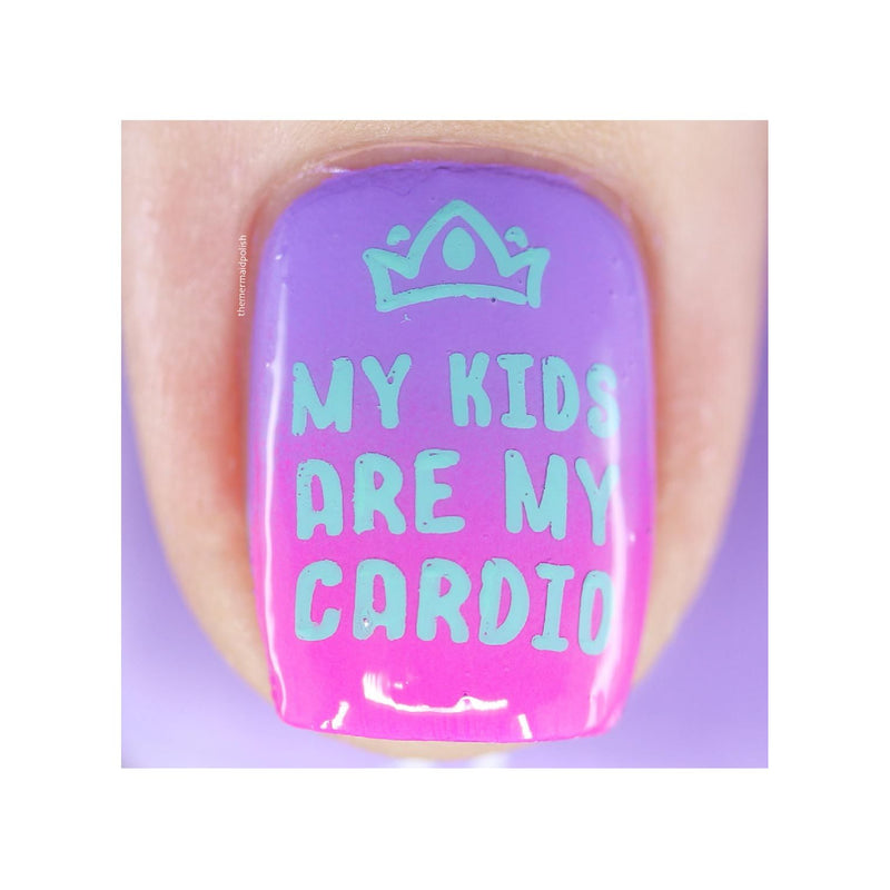 UberChic Beauty Mom Mode Stamping Plate Plum