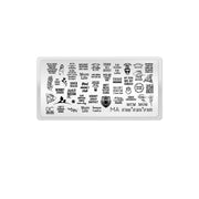 UberChic Beauty Mom Mode Stamping Plate Lavender