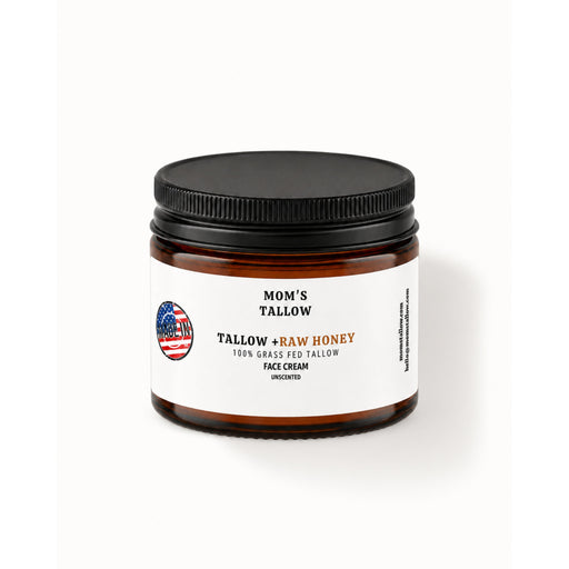 Mom’s Tallow Skin Serenity Face Cream – Nourishing Balm for Sensitive & Flaky Skin White Smoke