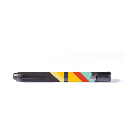 Peelz Monaco Stripes InPen - Smart Insulin Pen Peelz/Stickers Dark Slate Gray