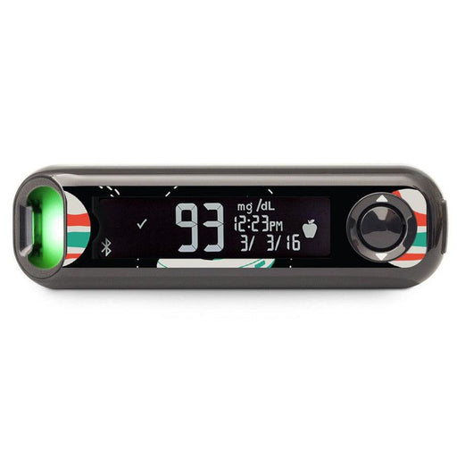 Peelz Monster Space Bayer Contour© Next One Glucometer Peelz/Stickers Black