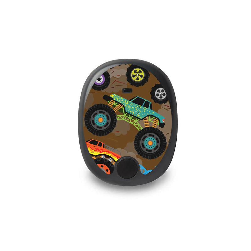 Peelz Monster Trucks Eversense Smart Transmitter Peelz/Stickers White Smoke