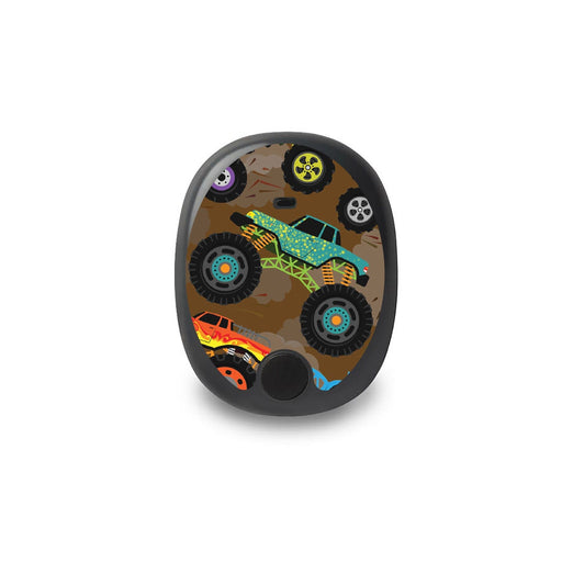 Peelz Monster Trucks Eversense Smart Transmitter Peelz/Stickers White Smoke
