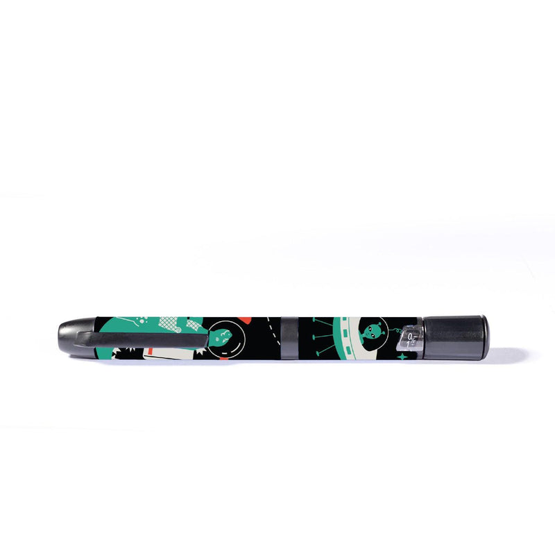 Peelz Monster in Space InPen - Smart Insulin Pen Peelz/Stickers Black