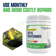 EcoStrong Septic Tank Treatment Packs Drain & Septic > Septic System Maintenance White Smoke 24 x 1 oz packs,12 x 1 oz Packs,6 x 1 oz packs