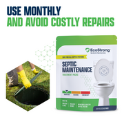 EcoStrong Septic Tank Treatment Packs Drain & Septic > Septic System Maintenance White Smoke 24 x 1 oz packs,12 x 1 oz Packs,6 x 1 oz packs