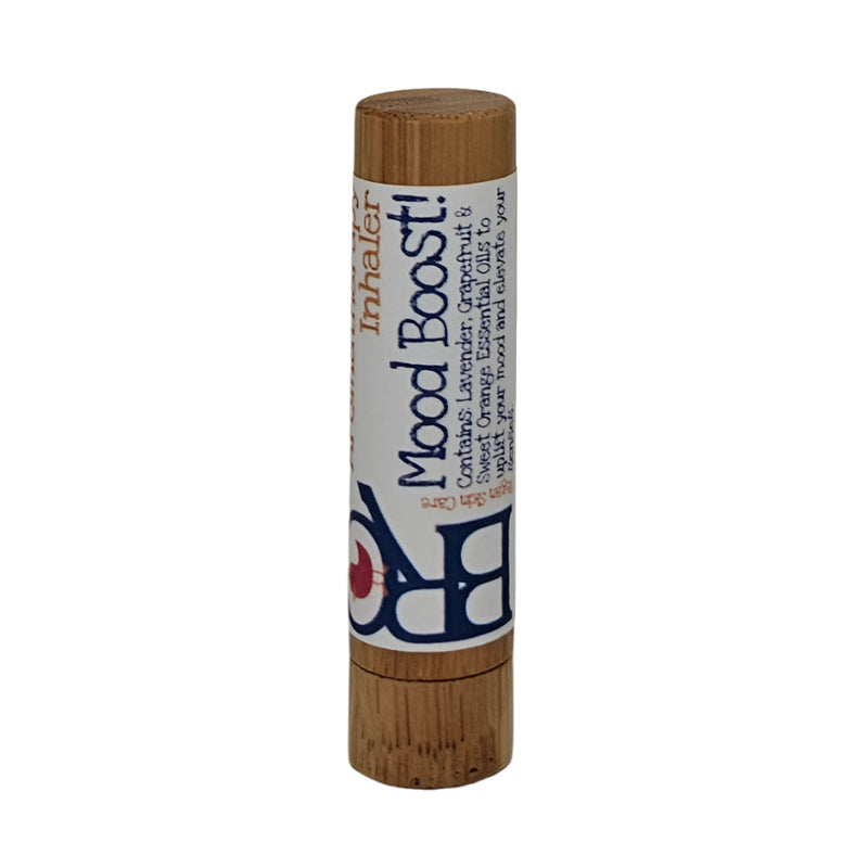 By Robin Creations Zero Waste Refillable Bamboo Aromatherapy Inhaler Aromatherapy Dark Olive Green Mood Boost!