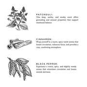 Slow North Moonglow - Signature Candle (Patchouli + Cinnamon + Black Pepper) Frosted Candles White Smoke