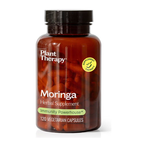 Plant Therapy Moringa Herbal Supplement - 120 Capsules Supplement Saddle Brown 120 ct