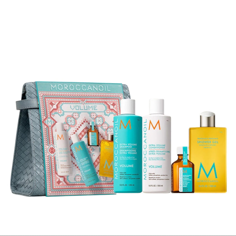 Nava Beauty Moroccanoil Holiday Volume Hair Gift Set 2025 Hair White Smoke
