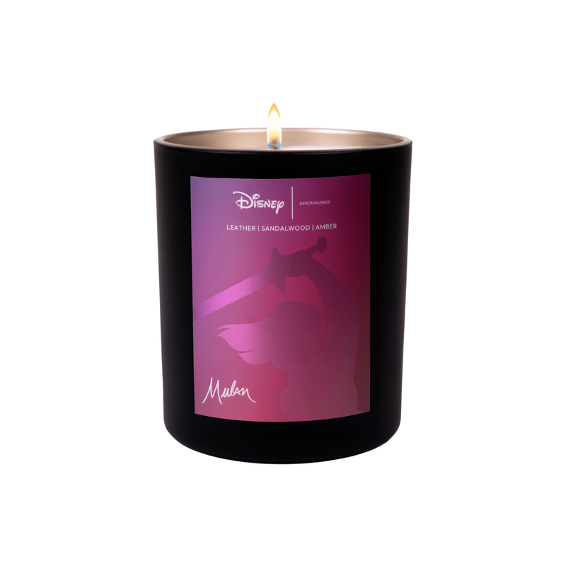Aroma360 Disney My Way Candle Candle Black Mulan