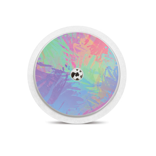 Peelz Multi-Color for Freestyle Libre 2 Peelz/Stickers White Smoke Sensor Only
