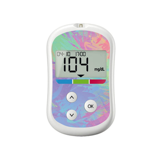 Peelz Multi-Color for OneTouch Verio Flex Glucometer Peelz/Stickers White Smoke