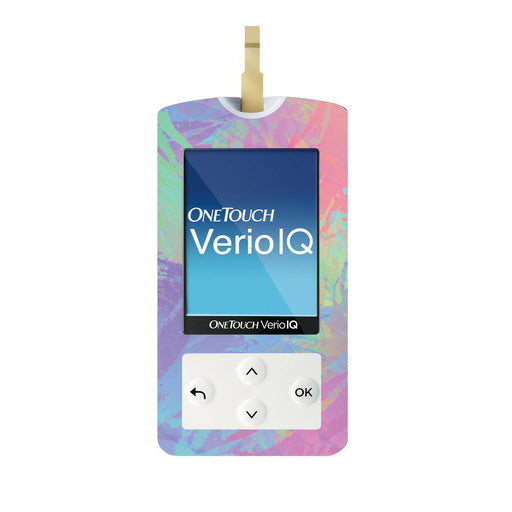 Peelz Multi-Color for OneTouch Verio IQ Glucometer Peelz/Stickers White Smoke