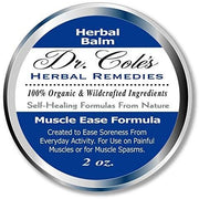 COLEHERBALS LLC 19 - Dr. Cole's Muscle Ease Herbal Balm Herbal Light Gray