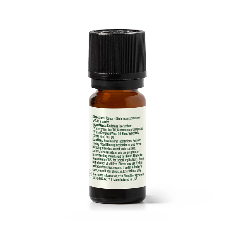 Plant Therapy Muscle Aid Essential Oil Blend Essential Oil White Smoke 10 mL,30 mL