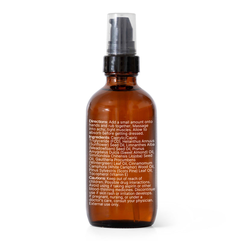 Plant Therapy Muscle Aid Body Oil Body Care White Smoke 4 oz
