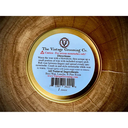 Death Grip Death Grip - Death Grip Extra Strong hold Mustache Wax 1 oz Mustache Wax Saddle Brown