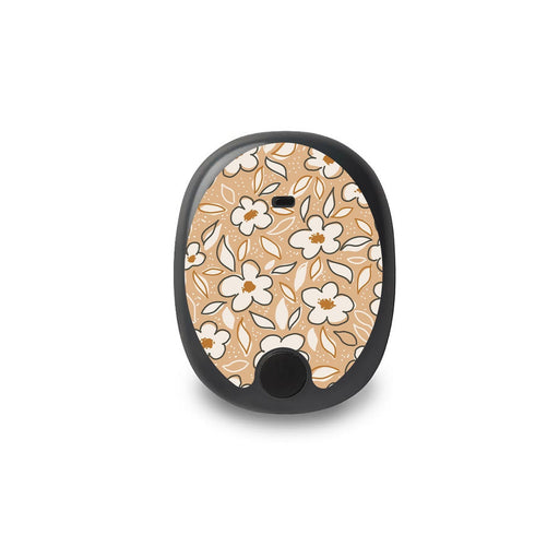 Peelz Muted Floral Eversense Smart Transmitter Peelz/Stickers White Smoke