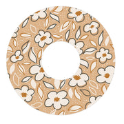 Peelz Muted Floral FreeStyle Libre 3 Plus & Lingo  Patch Tape - Pump Peelz Patch Medical Tape White Smoke 12-Pack (Set of 12 Patches),4-Pack (Set of 4 Patches)