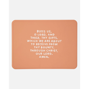 Be A Heart Meal Blessing Silicone Placemat Placemats Dark Salmon Mustard Yellow,Bubblegum Pink,Cornflower Blue,Rose Pink,Sage Green,Smoky Blue