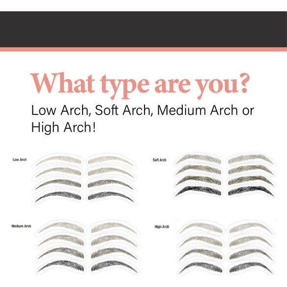 GodefroyBeauty MY BROWS LONG LASTING EYEBROW TRANSFERS Eyebrow Tattoos Light Gray Dark Brown / High Arch,Dark Brown / Low Arch,Dark Brown / Medium Arch,Dark Brown / Soft Arch,Light Brown / High Arch,Light Brown / Low Arch,Light Brown / Medium Arch,Light Brown / Soft Arch,Medium Brown / High Arch,Medium Brown / Low Arch,Medium Brown / M