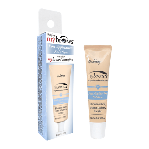 GodefroyBeauty MYBROWS POST APPLICATION SOLUTION TO EXTEND THE LIFE AND REMOVE SHINE FOR TEMPORARY TATTOOS Tattoo Care Light Gray
