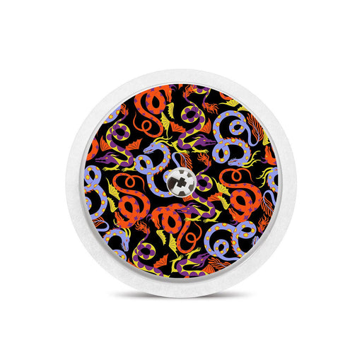 Peelz Mystic Dragons Freestyle Libre 2 Peelz/Stickers White Smoke Sensor Only
