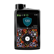 Peelz Mystic Dragons Sticker for Medtronic MiniMed 770G & 780G Peelz/Stickers Black Front Peelz