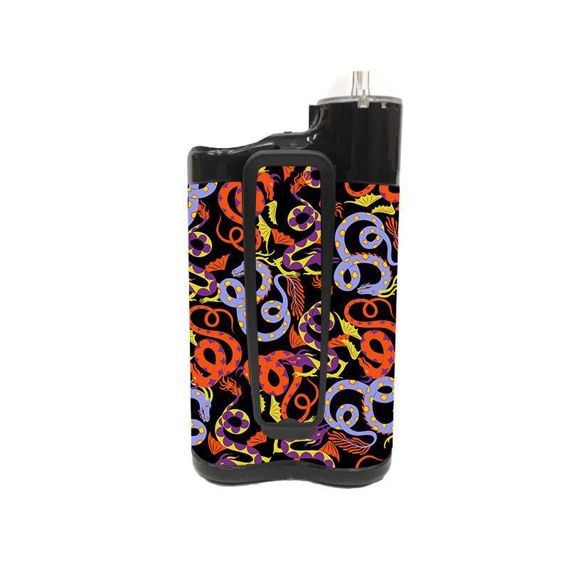 Peelz Mystic Dragons Sticker for Medtronic MiniMed 770G & 780G Peelz/Stickers White Smoke Back and Clip Peelz