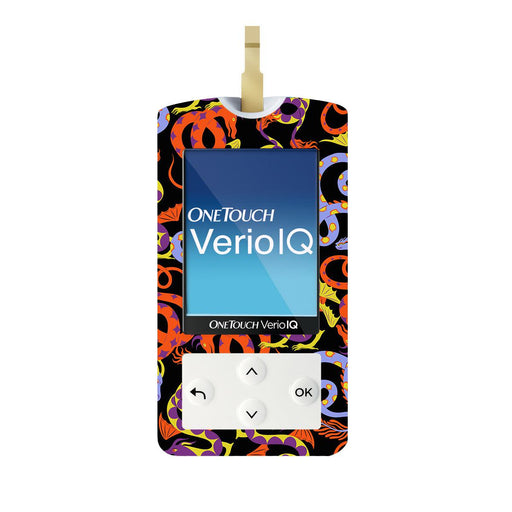 Peelz Mystic Dragons for OneTouch Verio IQ Glucometer Peelz/Stickers White Smoke
