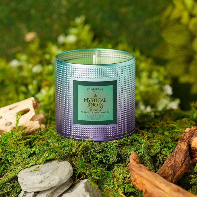 Fragrant Jewels Mystical Knots - Jewel Candle Jewel Candle Dark Olive Green Ring / 5,Ring / 6,Ring / 7,Ring / 8,Ring / 9,Ring / 10