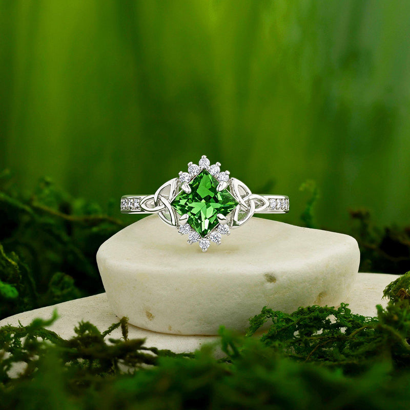Fragrant Jewels Mystical Knots - Jewel Candle Jewel Candle Dark Green Ring / 5,Ring / 6,Ring / 7,Ring / 8,Ring / 9,Ring / 10