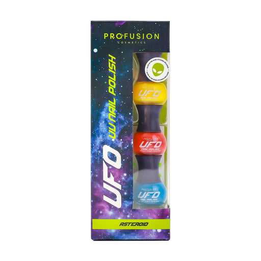 Profusion Cosmetics UFO | UV Glow-In-The-Dark Nail Polish Trio Value Kits Dark Slate Gray