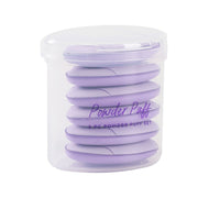 Prolux Cosmetics Mini Powder Puff Set Thistle PEACH,HOT PINK,BLUE,PURPLE,YELLOW,PINK