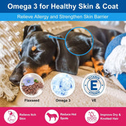 Nature Target 10-in-1 Vitamins for Dog & Cat, 5 Billion CFUs, 90 Scoops Pet Vitamins Supplements Gray
