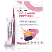 Nature Target Collagen Hair, Skin & Nails Peptides, 30 Packets Collagen White Smoke