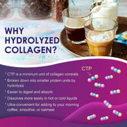 Nature Target Women’s Hydrolyzed Collagen Powder, 12.35 OZ Collagen Dark Magenta