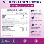 Nature Target Women’s Hydrolyzed Collagen Powder, 12.35 OZ Collagen White Smoke