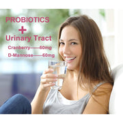 Nature Target Women's Probiotics for Vaginal + Urinary Health, 60B CFUs, 90 Tablets Probiotic White Smoke
