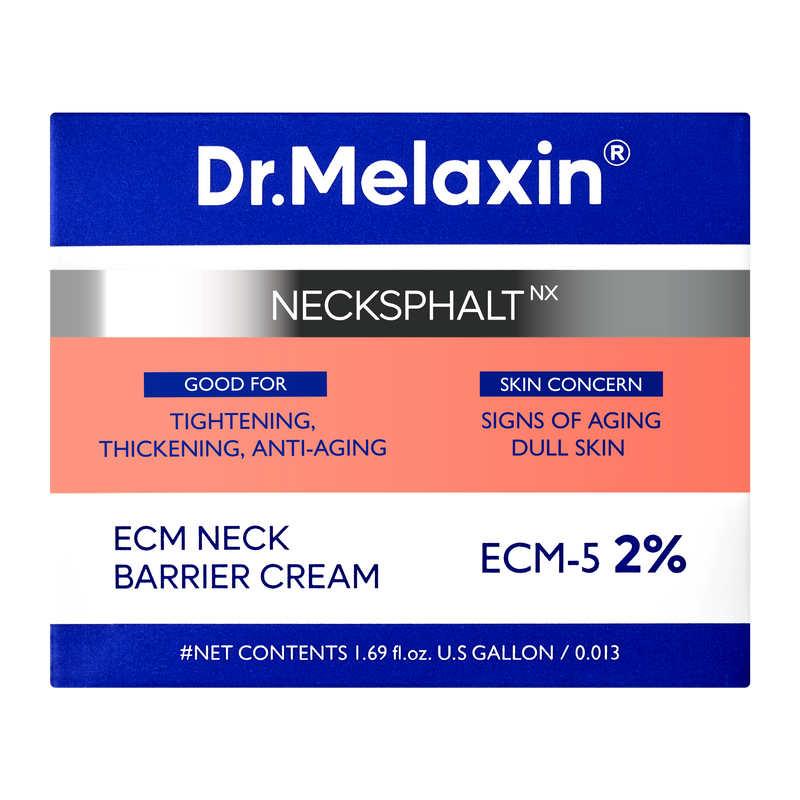 AsiaBeautyMall Dr. Melaxin Necksphalt ECM Neck Barrier Cream Neck Cream White Smoke