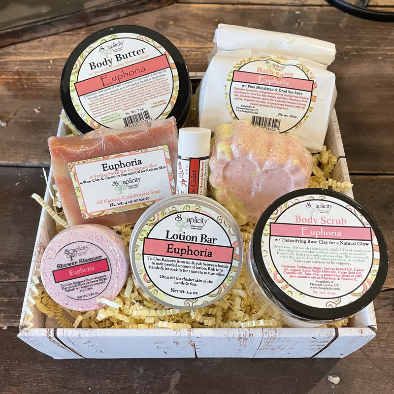 Soaplicity Scentastic Gift Sets - Large Bundles! Gray A Hot Pink Mess,Be Calm,Euphoria,Lavender Kiss,Lemon Rose
