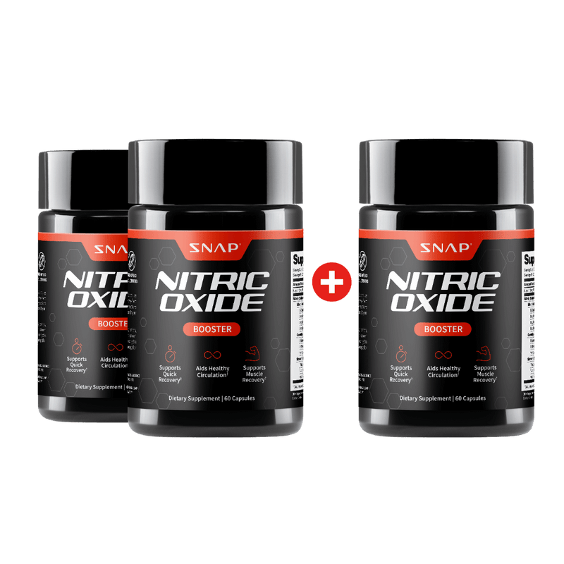 Snap Supplements Nitric Oxide Booster - Buy 2, Get 1 FREE! hidden Black