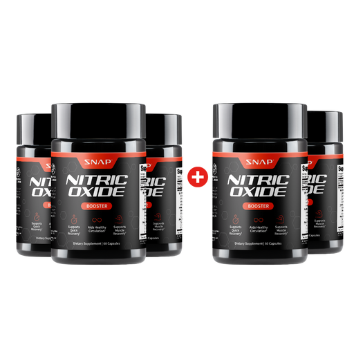Snap Supplements Nitric Oxide Booster - 5 Bottles Black