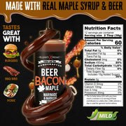 Elijah's Xtreme Beer Bacon Maple BBQ Sauce BBQ Sauce Black