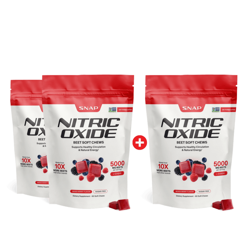 Nitric Oxide Beet Chews - Buy 2, Get 1 Free!