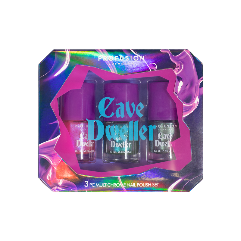 Profusion Cosmetics Sea Witch Nail Polish Set Nail Dark Slate Blue