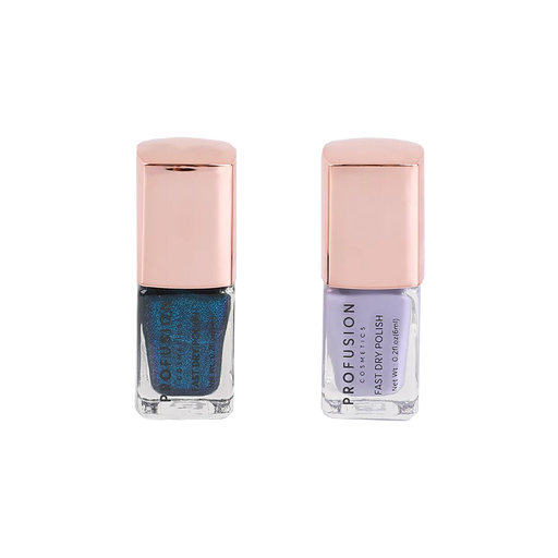 Profusion Cosmetics Written in the Stars | Enchantful Mini Nail Duo Nail Polishes Black