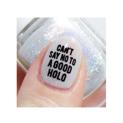 UberChic Beauty Nail Polish Is Life Stamping Plate Gray