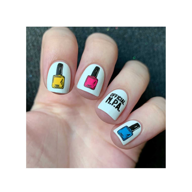 UberChic Beauty Nail Polish Is Life Stamping Plate Dark Gray